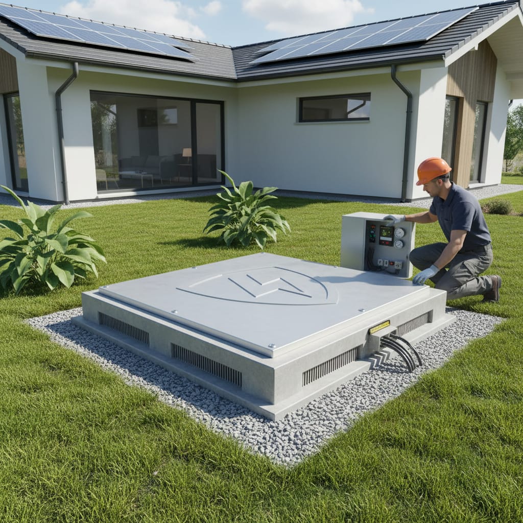 Thuisbatterij in de grond plaatsen: veiligheid en praktische overwegingen