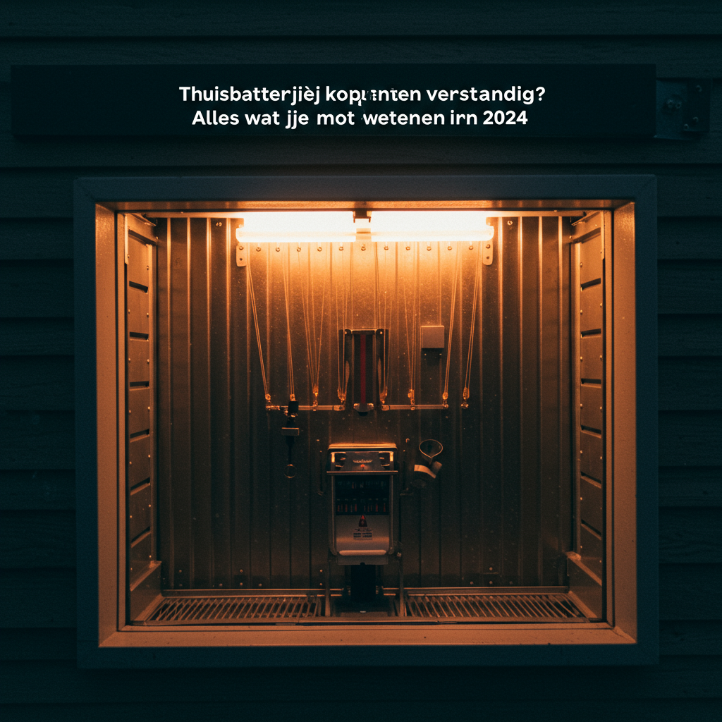 Thuisbatterij kopen verstandig? Alles wat je moet weten