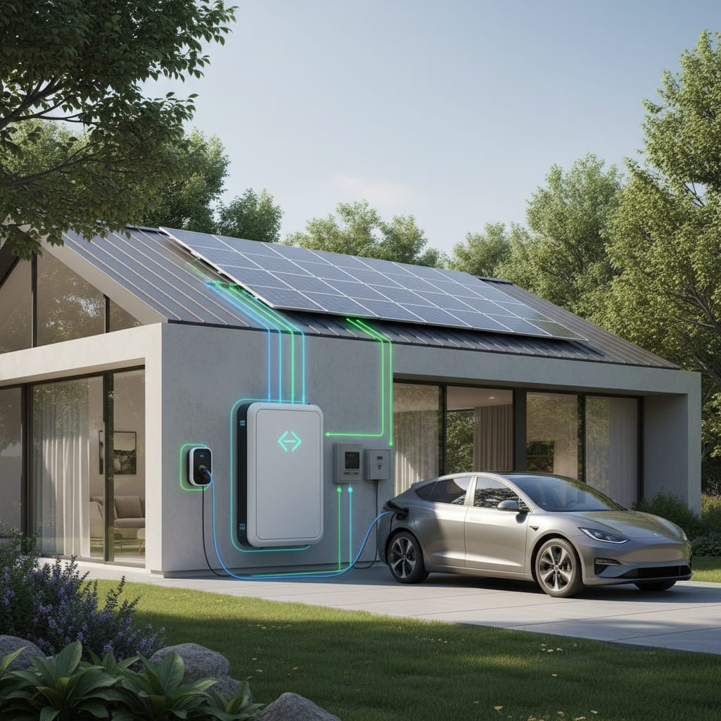 Wat is bidirectioneel laden? De toekomst van energieopslag thuis