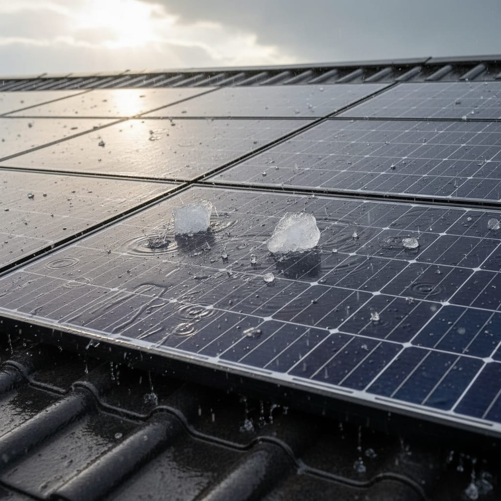 Zijn zonnepanelen bestand tegen hagel? Betrouwbaarheid en bescherming